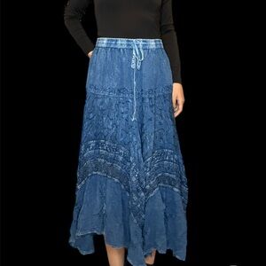 Vintage Blue Skirt 𖤓